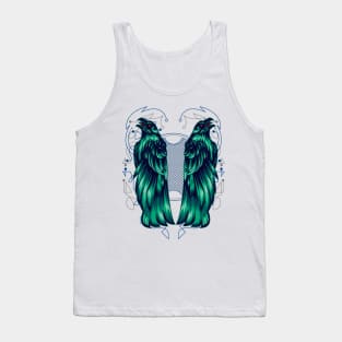 crow miror vintage geometric Tank Top